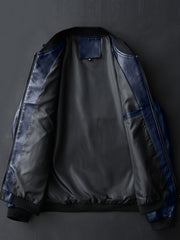 New Jacket, American Style Men's Coat, Men's Jacket, Youth Motorcycle Jacket, Baseball Collar Workwear Jacket, Business Gentleman's Men's Fashion, Trendy, Comfortable, Casual, Versatile, Slimming and Height-Enhancing, Streetwear Brand Jacket
