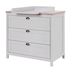 Tutti Bambini Verona Chest Changing Unit, Grey & Oak
