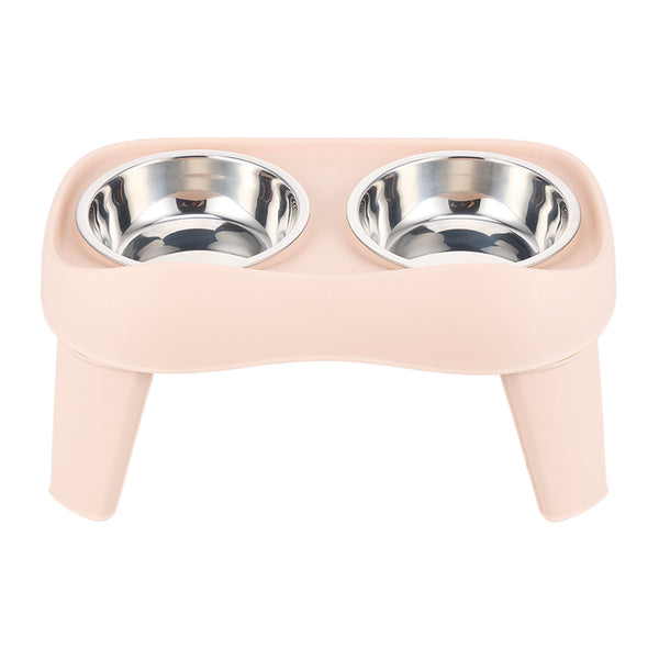 Dog Bowls with Stand, Adjustable Raised Dog Bowl for Large Dogs, Dog Feeding Station with 2 Stainless Steel Dog Bowls, Non-Slip elevated dog bowls