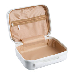 Portable Handheld Plastic Makeup Bag with Elastic Band & Zipper, Jewelry Box, Gift Box for Storing Souvenirs, Luggage Cart for Boarding The Aircraft, Multifunctional Suitcase with Internal Dividers, Can Hold Cosmetics, Towels, Toiletries