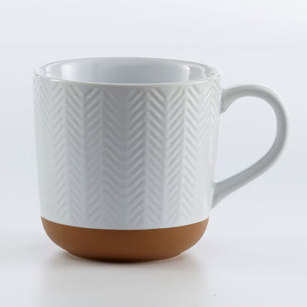 Mesa Ceramic Mug Set, 350Ml, 6 Pack