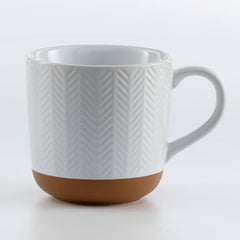 Mesa Ceramic Mug Set, 350Ml, 6 Pack