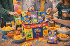 Walkers Crisps 60 Pack Snack Variety Box Quavers Baked Wotsits Mega Monster Munch Crisps Snack Mix Party Box Multi-Pack