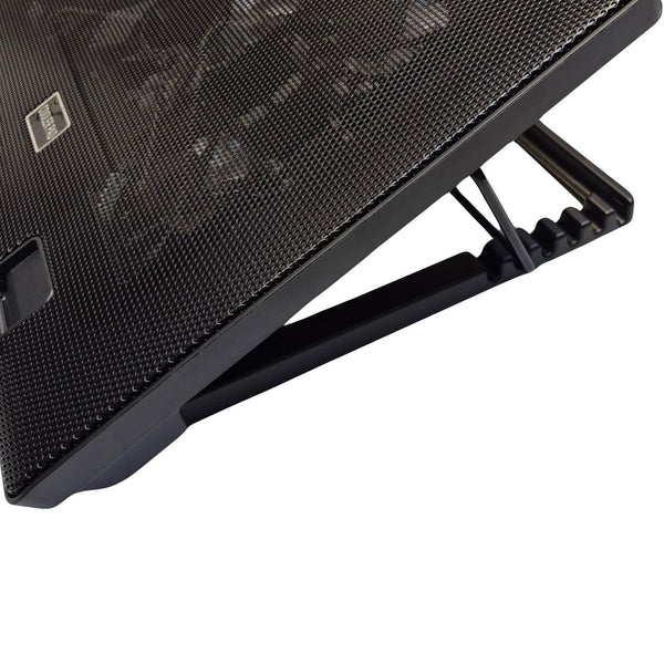 Laptop Cooling Pad 3/5 Fans Adjustable Stand USB Quiet Cooler with LED for 12–17 Inch Notebook