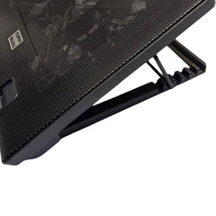 Laptop Cooling Pad 3/5 Fans Adjustable Stand USB Quiet Cooler with LED for 12–17 Inch Notebook