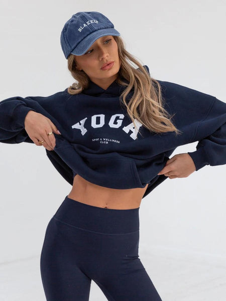 This Oversized Hoodie for Women Showcases a Striking Letter Print. It Has a Relaxed Fit And a Casual Pullover Style, Making It a Must-Have Layering Item for The Spring And Fall Seasons