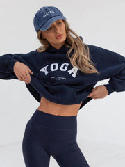 This Oversized Hoodie for Women Showcases a Striking Letter Print. It Has a Relaxed Fit And a Casual Pullover Style, Making It a Must-Have Layering Item for The Spring And Fall Seasons