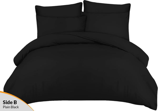 Pamposh Double Duvet Set Premium Brushed Microfiber Duvet Cover Double Ultrasoft Hypoallergenic Duvet Double Cover Set Non Iron Luxury Bedding Sets with Zipper Closure