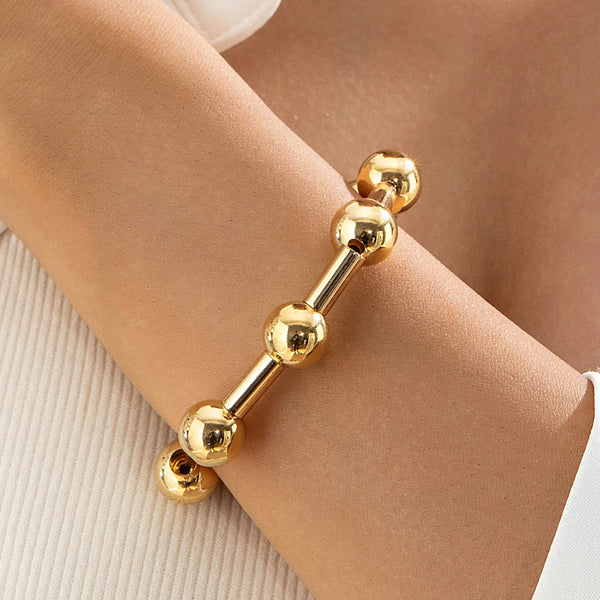 European & American Cross-Border Beaded Statement Necklace - Minimalist Personalized Patchwork CCB Fashion Jewelry