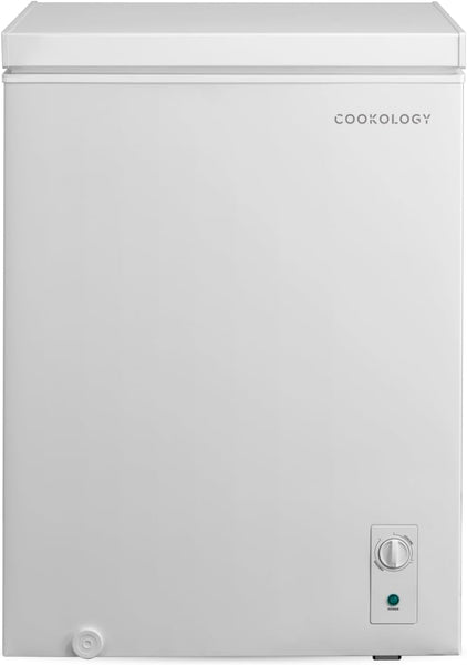 Cookology CCFZ99BK Freestanding Chest Freezer in Black - 99 Litre Capacity - for Kitchens, Outbuildings & Garages - Adjustable Feet & Temperature Controls - 4 Star Freezer Rating
