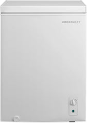 Cookology CCFZ99BK Freestanding Chest Freezer in Black - 99 Litre Capacity - for Kitchens, Outbuildings & Garages - Adjustable Feet & Temperature Controls - 4 Star Freezer Rating