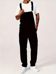 Men'S Casual Washed All-Match Denim Overalls