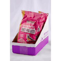 Unipet High Energy Berry Suet Pellets 500g Wild Bird Food for All Year Feeding