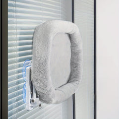 Foldable Cat Window Hammock Perch, Cat Window Bed with Powerful Suction Cup up to 18kg, Reversible Washable Cover Cat Hammock for Indoor Cats, Grey 52x30cm or 60x30cm