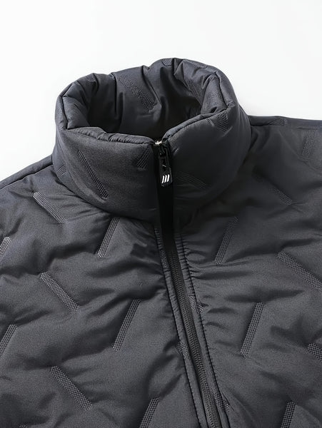 Men's 2pcs Casual Set: Fleece-Lined Thickened Jacket and Pants. Heavyweight Winter Sportswear with Zippered Cardigan Jacket, Fleece-Lined Warm Outerwear, Lamb's Lining. Matching Couple's Outfit for Men and Women. Leak-Proof Top and Pants with Elastic