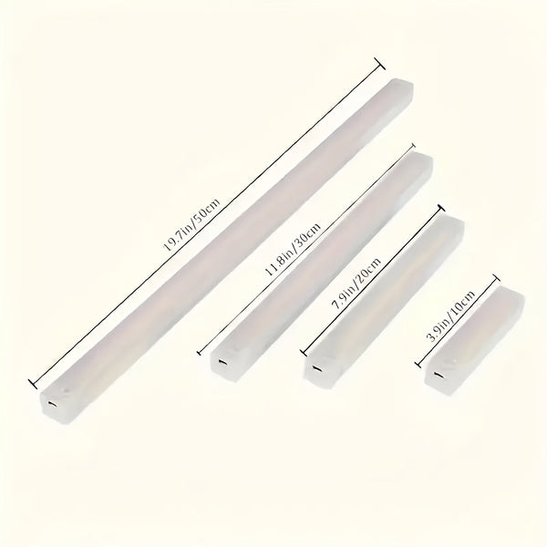 3pcs Warm/White Light 20cm/30cm/50cm Motion Sensor LED Induction Light USB Charging, Magnetic Non Perforated Long Night Light, Suitable for Home and Office Use, Back to School Gift