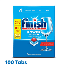 Finish Power Essential Dishwasher Tablets Lemon - 100 Tabs
