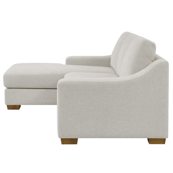 Thomasville Dillard Grey Fabric Corner Sofa, Left Hand Facing