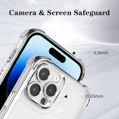 Case For iPhone 17 Pro Max 16 Pro Max Plus 15 14 13 11 12 7 8 17 Air Clear Shockproof Phone Cover