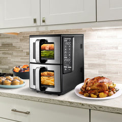 Gourmia Double Decker Air Fryer 10.4L, GAF1180