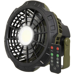 NGT XL USB Rechargeable Fan with Light & Powerbank | 3-in-1 Bivvy Fan, Lantern & Portable Charger | Carp Fishing & Camping Essential