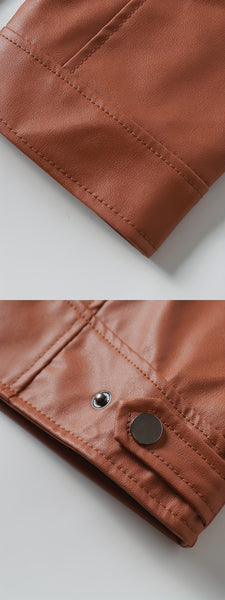 New Autumn/Winter Men's Jacket, European/American Style Motorcycle Jacket, Men's Stand Collar Windproof Winter Outerwear