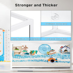 BUCATSTATE Hamster Cage 3.0: 100/120cm(Only 120cm Free 20L Paper Bedding) Spacious Stackable Metal Cage for Dwarf And Syrian Hamsters, Gerbils, And Mice Easy Top Access And Quick Assembly, Hamster Accessories