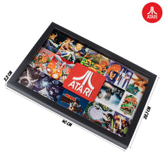 Official Atari 3D Wall Art Atari Legends Retro Gaming Wall Decor Classic Arcade Display Collectors Wall Decoration For Gaming Room Office Or Home Gift For Gamers