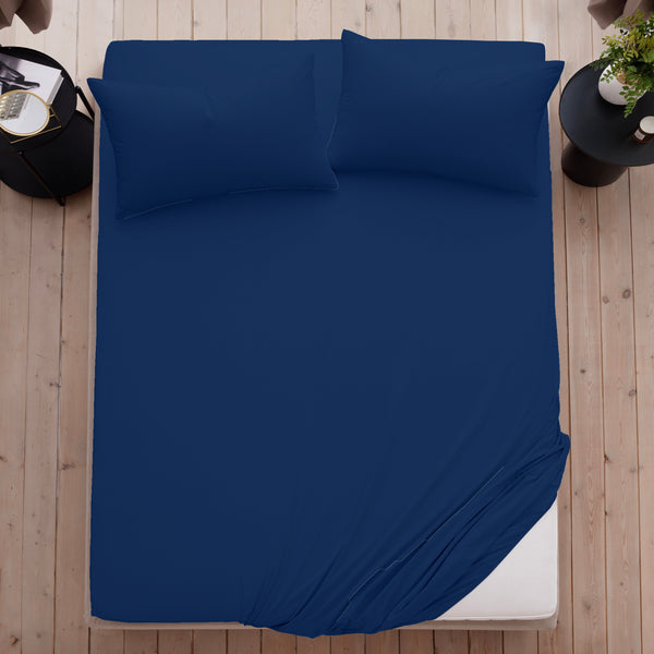 Surprise Colour Fitted Sheet OR Pillowcases | Ultra Soft Wrinkle Free Breathable Bed Sheet With Secure Fit Elasticated Corners | Fade Resistant & Easy Care | Random Colour Sent for Added Fun | LOCAL WAREHOUSE | UK BRAND