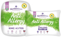 Slumberdown anti Allergy Double Duvet 10.5 Tog - Allergy UK Approved All Year round Double Quilt for Allergy Sufferers - Made in the UK, anti Bacterial and Machine Washable Bedding (200 X 200Cm)