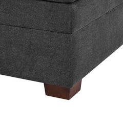 Thomasville Tisdale Dark Grey 6 Piece Modular Fabric Sofa