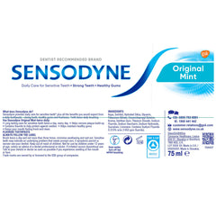 Sensodyne Daily Care Toothpaste, 6 X 75Ml