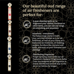 Dubai Luxury Air Freshener Set 4×300 ml — Amal • Emaan • Malika • Oud | Long-Lasting Natural Oil Spray for Home, Kitchen, Office, Car, and Bathroom