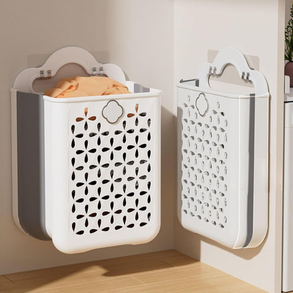 Collapsible Laundry Basket, for Laundry Storage Basket with Handles Wall Laundry Hamper, Versatile Dirty Clothes Storage Bin for Clothes, Towel, Blanke