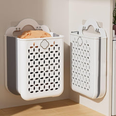 Collapsible Laundry Basket, for Laundry Storage Basket with Handles Wall Laundry Hamper, Versatile Dirty Clothes Storage Bin for Clothes, Towel, Blanke