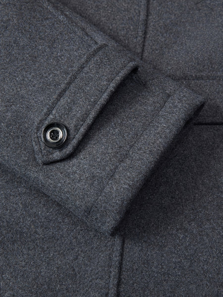 (Pearson OBM) Fall Winter Men'S Business Tweed Coat Fashion Double-Lapel Tweed Men'S Jacket