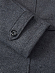 (Pearson OBM) Fall Winter Men'S Business Tweed Coat Fashion Double-Lapel Tweed Men'S Jacket