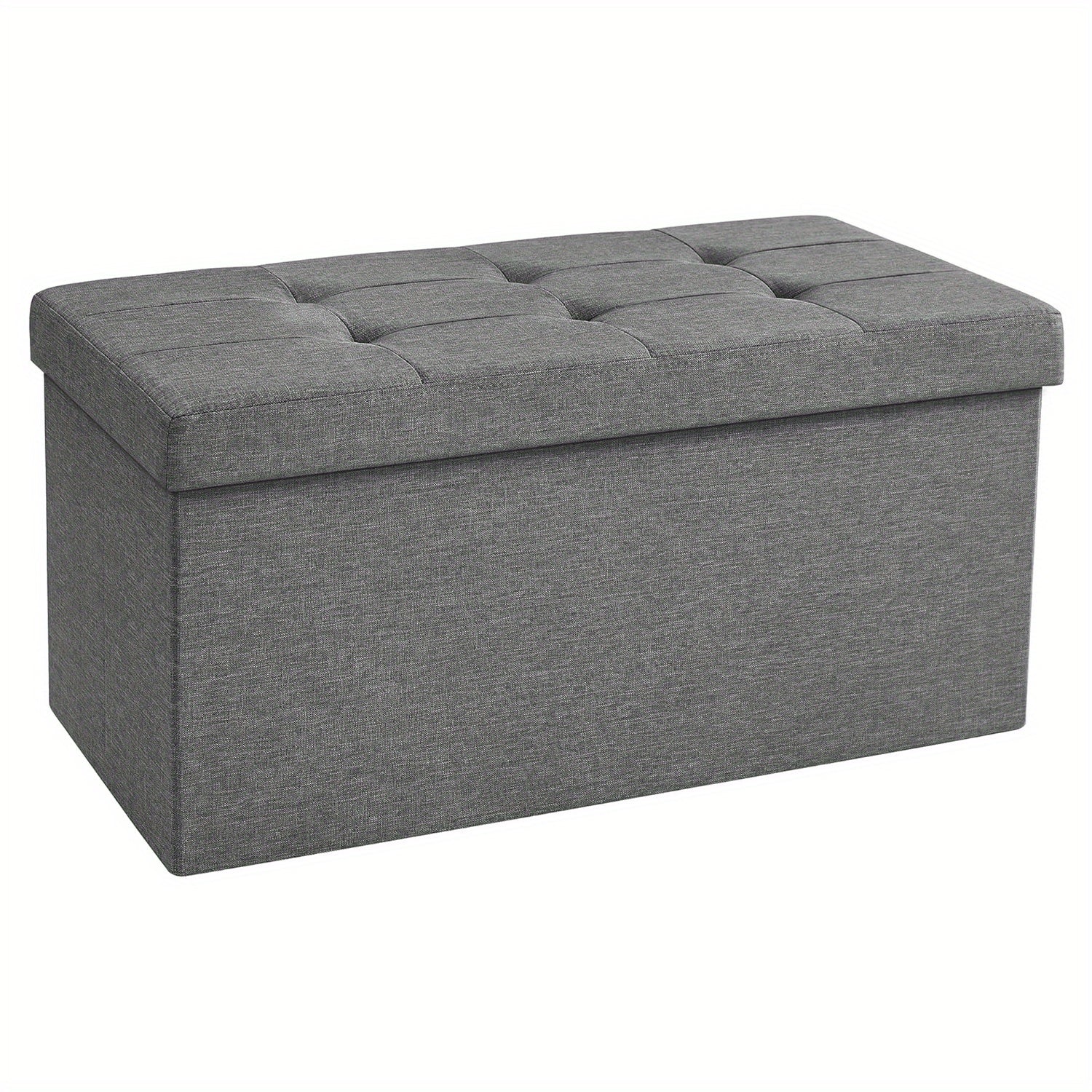 80L Large-Capacity Foldable Storage Stool Is Suitable for Storage Footstool in Living Room, Corridor and Bedroom.