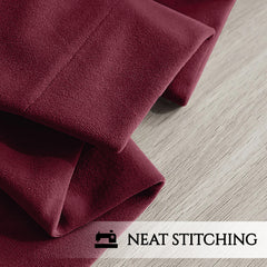 2pc Luxury Velvet Curtain Panels with Free Matching Velvet Cushion Cover – Thermal Insulated Grommet Top Drapes, Energy Saving Curtain Panels for Bedroom & Living Room Home Decor, Perfect Holiday Gift