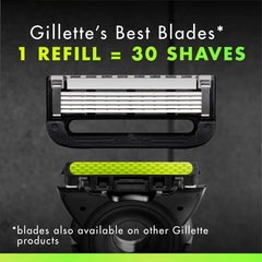 Gillettelabs with Exfoliating Bar, Razor for Men Champion Gold Edition, 1 Handle - 2 Blades, Includes Travel Case for Convenient Storage on the Go and Wall Hanger for Easy Storage in the Bathroom