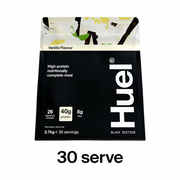 Huel Vanilla Black Edition: High Protein Nutritionally Complete Powder Meal, 2.7Kg