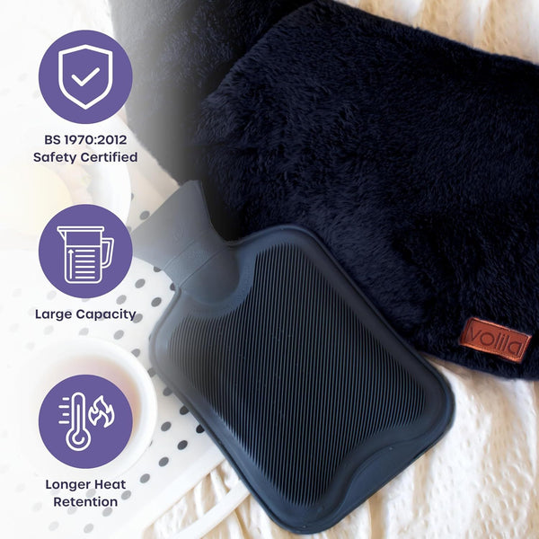 Wearable Hot Water Bottle Belt 1.5L – Wrap Around Hot Water Bottle for Period Pain Relief, Back Pain & Cramps – Adjustable & Washable