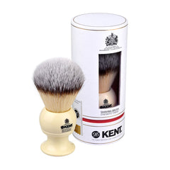 Kent Extra Large Synthetic Shaving Brush, Ivory White