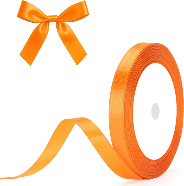 G2PLUS White Stain Ribbons - 22M Thick Fabric Gift Wrap Ribbons for Crafting, Wedding & Valentine'S Day Decoration
