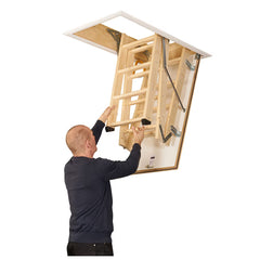 Envirofold 2.8M (280Cm) Timber Folding Loft Ladder