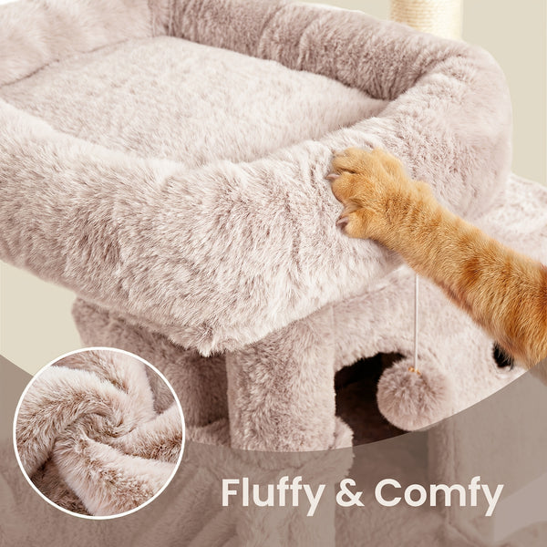 Cat Tree, Cat Tower for Large Cats, Ultra-Soft