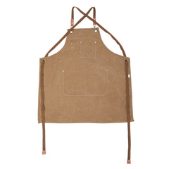 Chef Apron with Gift Box - Unisex Kitchen Apron for Cooking, Baking, BBQ, Painting - Durable Cotton Canvas, Cross Back Design - Ideal for Cafés, Restaurants, Gardening & Gifts