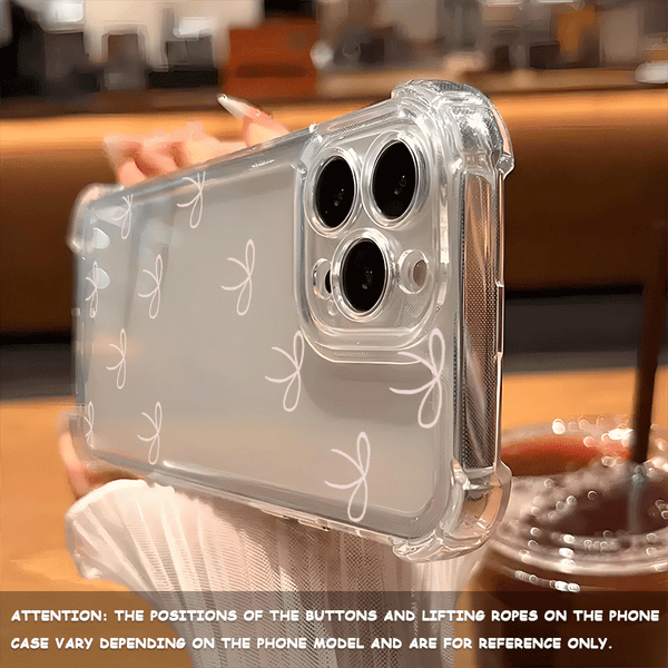 Phone Case - Stylish Bow Design Phone Cover for Iphone 17, 16, 15, 14, 13, 12, Including Plus And Pro Versions, As Well As for iphone 11 And 11 Pro Max. an Ideal Present for Any Occasion