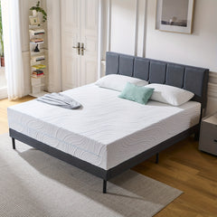 15/18/20cm Double Mattress, Memory Foam Mattress - Soft Comfortable Fabric Medium Softness For Optimal Body Support & Comfortable Sleep In Single, Small Double, Double Sizes