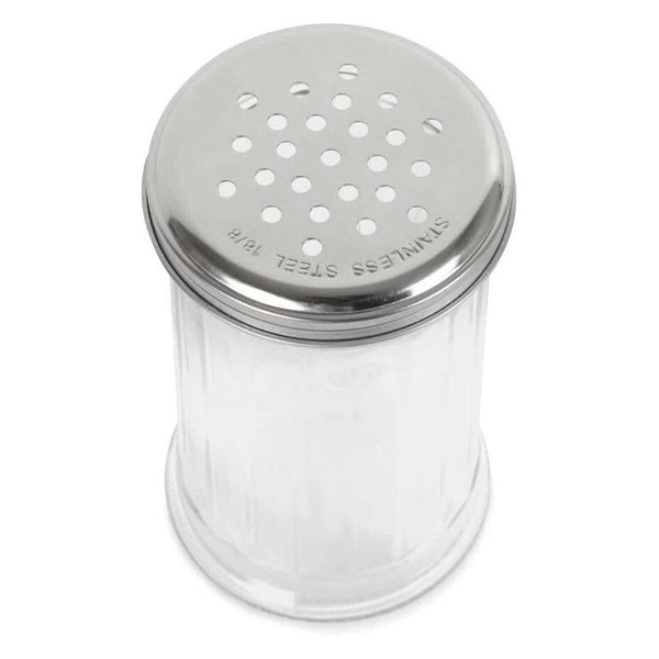 Apollo Glass Flour Shaker with Stainless Steel Screw Top - 15 x 8cm